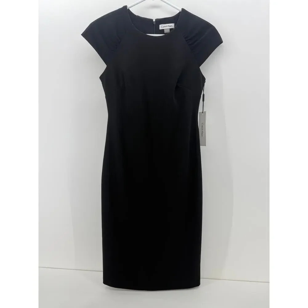 Calvin Klein Black Dress NWT size 2 - Picture 1 of 6